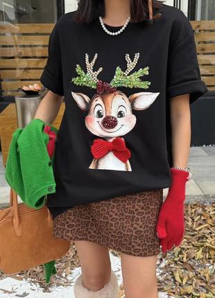 Новогодняя футболка