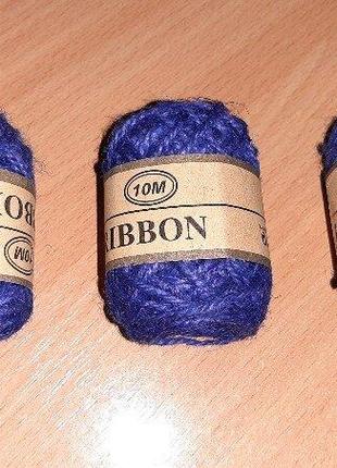 Нитки для творчості джутові кольорові 10м,