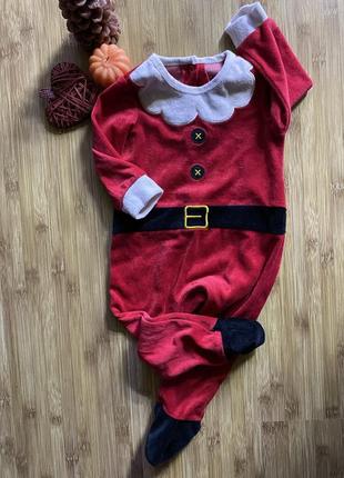 Велюровий чоловічок 9-12 міс