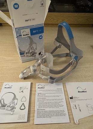 Сіпап маска нова resmed airfit f20, розмір м, cpap mask, сипап, біпап