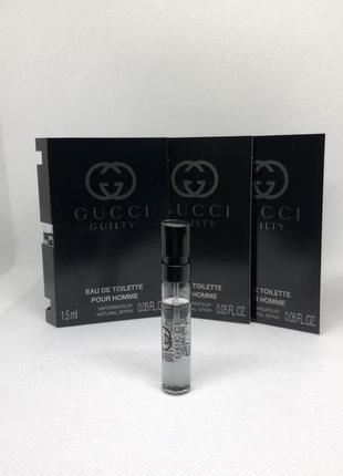 Оригинальный пробник туалетная вода gucci guilty