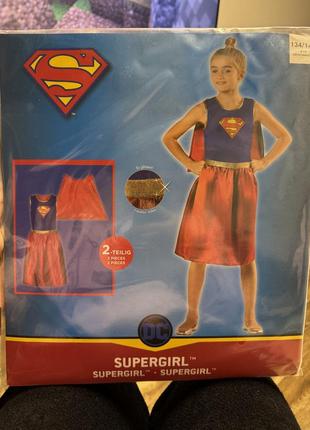 Карнавальний маскарадний костюм супер дівчина super women girl