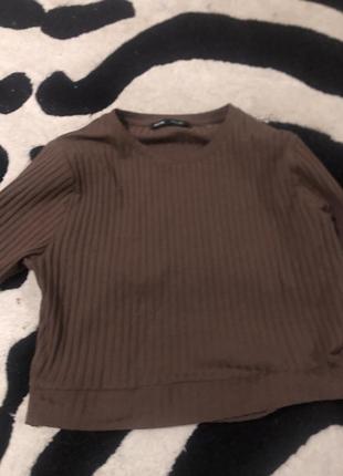 Топік шоколадний з оголеною спиною