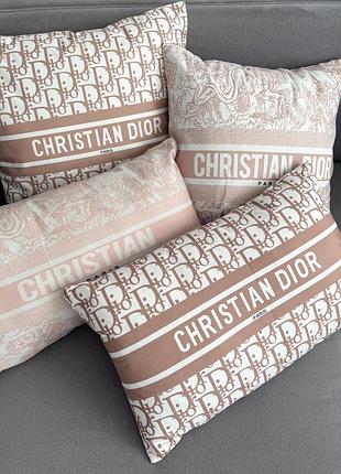 Набор подушек christian dior 4 шт