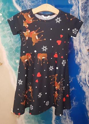 Стильное новогоднее платье✨ для девочки m&amp;co