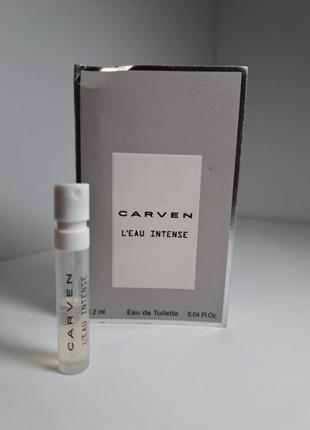 Carven leau intense пробник для мужчин. 1.2 мл