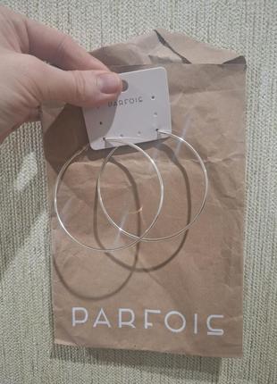 Серьги кольца parfois