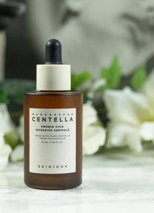 Сироватка з центелою та пробіотиками 50мл skin1004 madagascar centella probio-cica intensive ampoule
