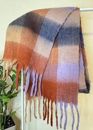 Теплый шарф