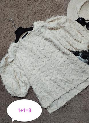Красивый топ оверсайз с рукавами-фонариками zara/блузка/ блуза