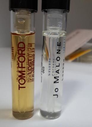 Два пробника. tom ford, jo malone, цена за два