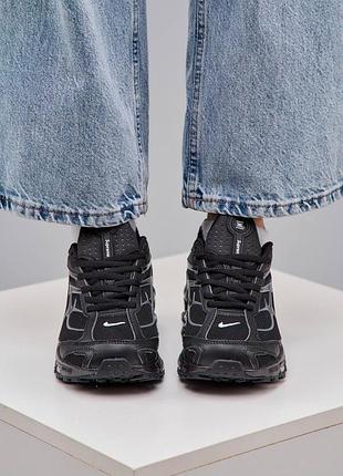 Nike x supreme shox ride 2 black5 фото