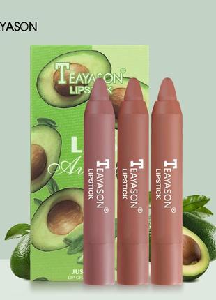 Набор помад-карандаш для губ teayason lipstick