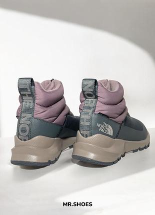 Женские дутые ботинки the north face thermoballtm progressive zip il waterproof