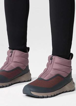 Женские дутые ботинки the north face thermoballtm progressive zip il waterproof