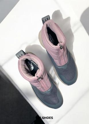 Женские дутые ботинки the north face thermoballtm progressive zip il waterproof