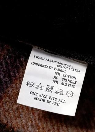 Изящные женские зимние перчатки из твида8 фото