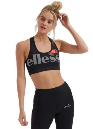 Спортивный топ со светоотражающим лого ellesse
