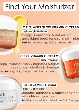Sunday riley c.e.o. afterglow brightening vitamin c gel cream 15ml4 фото