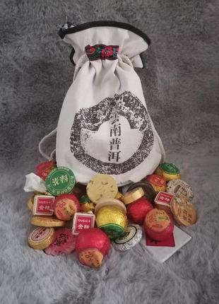 Мішечок торба для чаю подарунковий із льону традиційний, китайський