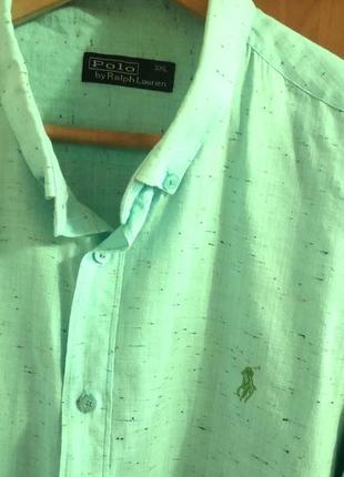 Polo ralf lauren. оригінал. р 3хl. шикарна, тоненька, колір: м'ятний