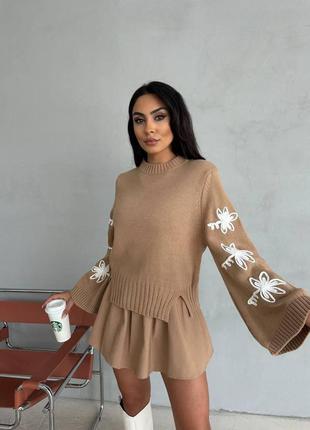 Женский свитер женский базовый универсальный свитер