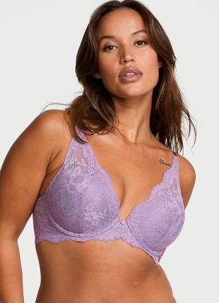 Новый кружевной бюстгальтер с глубокой подкладкой victoria's secret оригинал