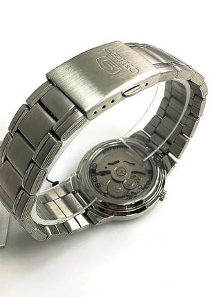 Новый часы seiko 5 automatic off white dial men's watch4 фото