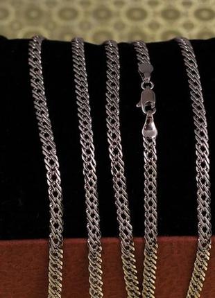 Цепь xuping jewelry ромб 50 см 4 мм серебристая