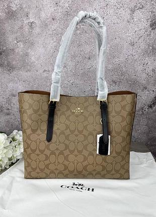 Кожаное женское вместительная сумка