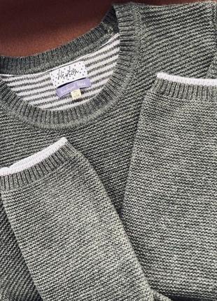 Heyton светр кольору хакі з вовни жіночий джемпер вовна lambswool blend m 12(38)