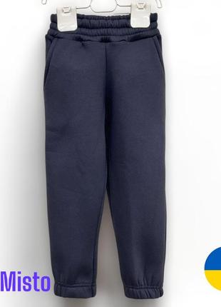 Дитячі та піділткові штани тринитка на флісі зріст 86см-146см