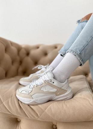 Жіночі кросівки nike mk2 tekno white/beige9 фото