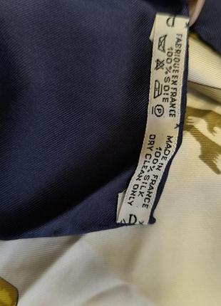 Платок hermes франция винтаж 100% шелк