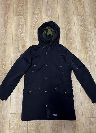 Куртка парка пуховик levi’s davidson down parka black оригинал