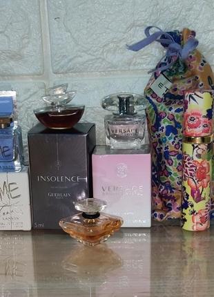 Набор парфумов lanvin/guerlain/lancome/versace/etro/angel.
