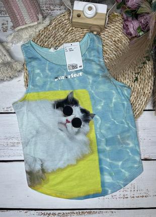 Майка новая h&amp;m 8/10 лет