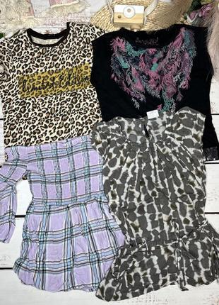 Комплект футболок на девочку 6/8 лет