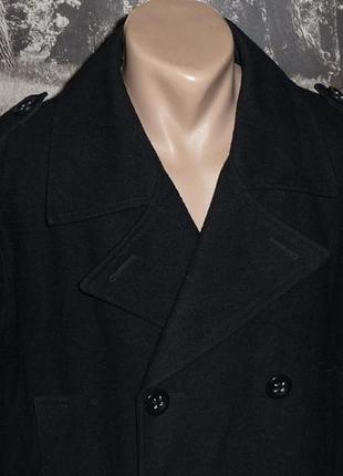 Качественный тёплый бушлат-полупальто р-xl оригинал-шерсть! оригинал-шерсть! состояние идеальное!