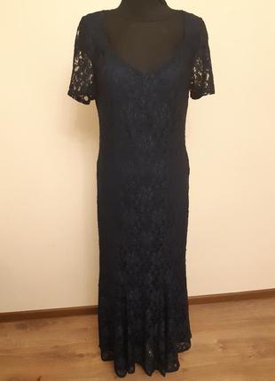 Платье для женщин гипюровое размер 48