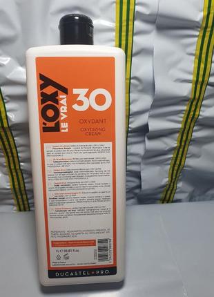 30vol окислитель ducastel 9% loxy oxydant oxydizing cream subtil
