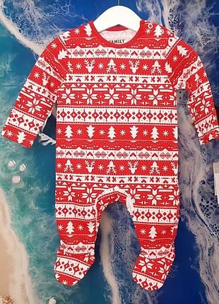 Новорічний чоловічок✨ сліп✨ піжама новорічна primark