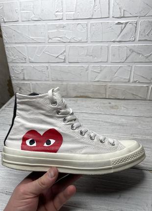 Кеды женские converse play comme des garcons