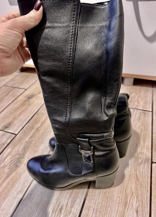 Шкіряні зимові сапожки