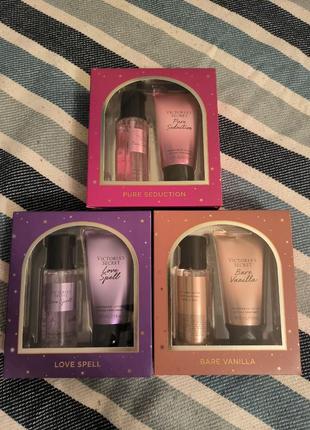 Подарочный набор victoria secret лосьон+мист. оригинал