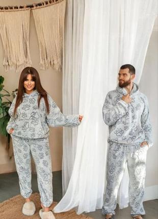 Пижама&nbsp; теплая с кенгуру унисекс🎆🎇🎆🎇