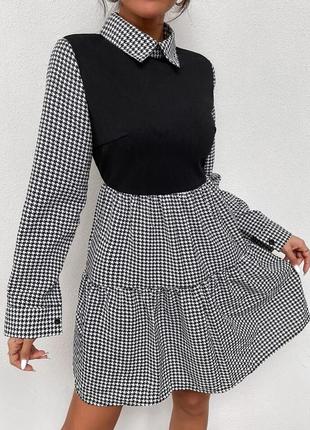 Ярусне плаття з коміром