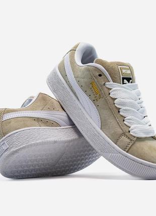 Женские кроссовки puma suede xl yellow