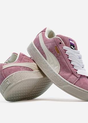 Жіночі кросівки puma suede xl pink