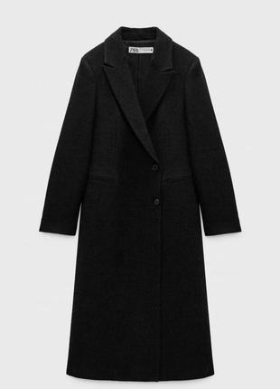 Пальто zara, 100% шерсть